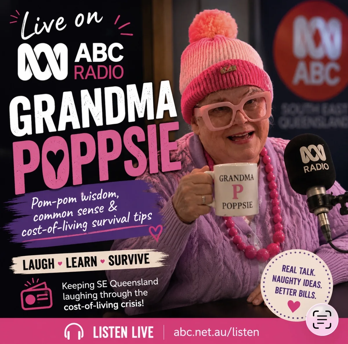 Grandma Poppsie ABC Radio promotional image
